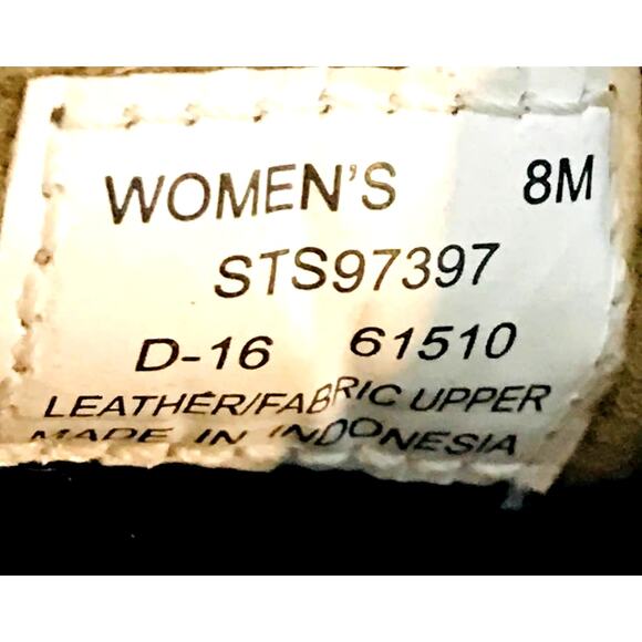 Sperry Topsiders Womens Tan Suede Gold Accents Size 8M - Picture 4 of 4